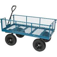 Wagon avec c&ocirc;t&eacute;s rabattables, 24" la x 48" la x Capacit&eacute; 800 lb Equipment World