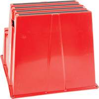 Escabeau industriel, 2 marches, 26" x 22-7/16" x Hauteur 19-11/16" Equipment World