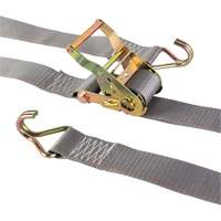 Tendeur d'arrimage utilitaire robuste, Crochet en J, 2" la x 16' lo, Charge d'utilisation 500 lb (227 kg) Equipment World