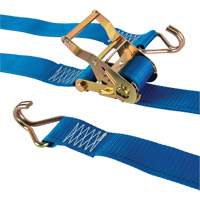 Heavy-Duty Utility Strap, J-Hook, 2" W x 20' L, 500 lbs. (227 kg) WLL Equipment World
