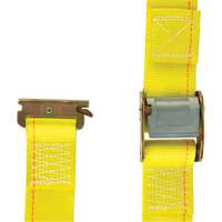 Heavy-Duty Utility Strap, Cam Buckle, 2" W x 12' L, 835 lbs. (379 kg) WLL Equipment World