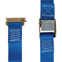 Ratchet Utility Strap, Cam Buckle, 2" W x 20' L, 835 lbs. (379 kg) WLL Equipment World