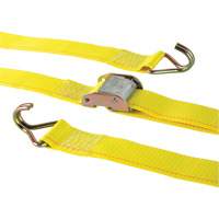 Ratchet Strap, Cam Buckle, 2" W x 12' L, 500 lbs. (227 kg) WLL Equipment World