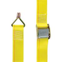 Ratchet Strap, Cam Buckle, 2" W x 12' L, 500 lbs. (227 kg) WLL Equipment World