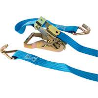 Ratchet Strap, J-Hook, 16' W x 1" L, 835 lbs. (379 kg) Working Load Limit Equipment World
