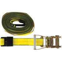 Winch Strap, Flat Hook, 30' W x 2" L, 3335 lbs. (1512 kg) Working Load Limit Equipment World