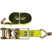 Winch Strap, J-Hook, 30' W x 3" L, 5400 lbs. (2449 kg) Working Load Limit Equipment World