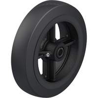 Black Rubber on Cast Iron Core Wheel Equipment World