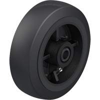 Black Rubber on Cast Iron Core Wheel Equipment World