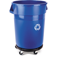 Brute&reg; Collection Recycling Container, Bulk, Plastic, 32 US gal. Equipment World