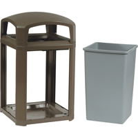 Cadre pour contenant Landmark Series Classique a/enveloppe rigide, Acier galvanis&eacute;, 35 gal. US Equipment World