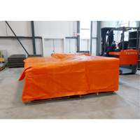 B&acirc;ches isol&eacute;es, Poly&eacute;thyl&egrave;ne, Orange, 20' x 12' x 8 mils Equipment World