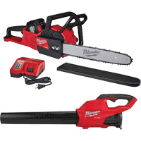 Cordless Chainsaw & Blower Kit, 16", Battery Powered, 18 V Equipment World