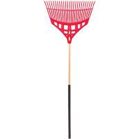 Leaf Rake, 24" Blade, Wood Handle, Plastic Blade Equipment World