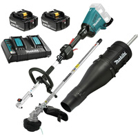 LXT 5.0 Ah Brushless Split Shaft Power Unit Kit with EM405MP Line Trimmer, Battery Powered, 36 V Equipment World