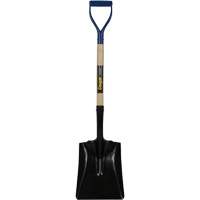 Square Point Shovel, Hardwood, Tempered Steel Blade, D-Grip Handle, 41-1/2" Long Equipment World