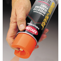 Industrial Quik-Mark Solvent-Based Inverted Marking Paint, 17 oz., Aerosol Can Equipment World