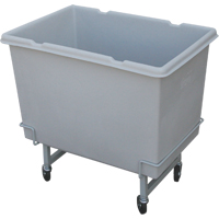 Starcart Elevated Box Truck, Polyethylene, 33" L x 23" W x 29" H, 7 cu. ft. Volume, 200 lbs. Capacity Equipment World