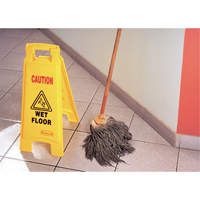 "Wet Floor" Safety Signs, English with Pictogram Equipment World