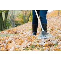 Pro Fan Rake, 24" Blade, 22 Tines, Hardwood Handle, Steel Blade Equipment World