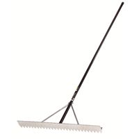 Pro Asphalt Rake, 36" W, Aluminum Blade, 28 Tines Equipment World