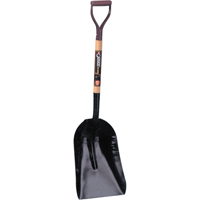 Grain & Coal Scoop Shovel, Wood, Tempered Steel Blade, D-Grip Handle, 27-3/4" Length Equipment World