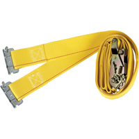 Logistic Straps, Ratchet, 2" W x 12' L, 1000 lbs. (454 kg) WLL Equipment World