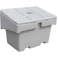 Salt Sand Container SOS, With Hasp, 42" x 29" x 30", 11 cu. Ft., Grey Equipment World