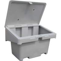 Salt Sand Container SOS, With Hasp, 42" x 29" x 30", 11 cu. Ft., Grey Equipment World