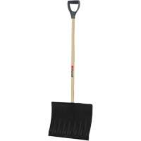 Nordic Snow Shovel, Polypropylene Blade, 17-3/4" Wide, D-Grip Handle Equipment World