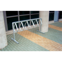 Style Bicycle Rack, Galvanized Steel, 12 Bike Capacity ND921 | Equipment World