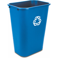 Recycling Container , Deskside, Plastic, 41-1/4 US Qt. Equipment World