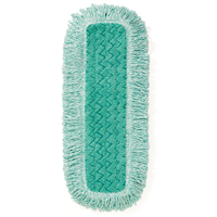 Hygen Dust Pads with Fringe, Hook and Loop Style, Microfibre, 18" L x 6" W Equipment World
