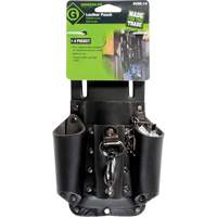 Tool Belt Pouch, Multiple Tool Holder, Leather, 4 Pockets Equipment World