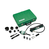 Hydraulic Knockout Kit with Hand Pump and Slug-Buster&reg; Punches Equipment World