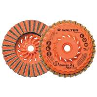 Disque de finition Enduro-Flex 2-en-1, 4-1/2" x 5/8"-11, Type 27, Grain 80, Oxyde d'aluminium Equipment World