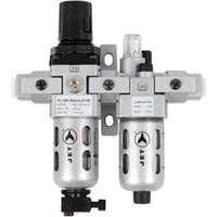 AFRLCM14 2-Piece Miniature Air Filter, Regulator & Lubricator, 1/4" NPT Equipment World