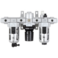 AFRLMI38 3-Piece Intermediate Air Filter, Regulator & Lubricator, 3/8" NPT Equipment World