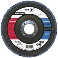 POWERBLEND Flap Disc, 4-1/2" x 7/8", Type 29, Z80 Grit, Zirconia Alumina Equipment World