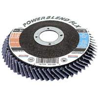 PowerBlend FLX Flexible Flap Disc, 4-1/2" x 7/8", Type 27, Z60 Grit, Zirconia Alumina Equipment World