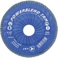 POWERBLEND TRM Trimmable Flap Disc, 5" x 7/8", Type 29, Z60 Grit, Zirconia Alumina Equipment World