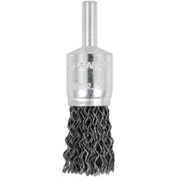 E050-20 Shaft Mounted Crimped End Brush, 1/2", 0.02" Fill, 1/4" Shank Equipment World