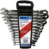 Long Pattern Reversible Wrench Set, Ratcheting Combination, 13 Pieces, Imperial Equipment World
