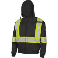 337SF Flame-Resistant Zip Style Hoodie, Men's, Small, Black, 22 cal/cm² Equipment World