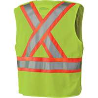 6936 Veste de s&eacute;curit&eacute; d&eacute;tachable en 5 points, Jaune lime haute visibilit&eacute;, 2T-Grand, Polyester Equipment World