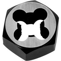 Fili&egrave;re de refiletage hexagonale pour boulon, dia. 1", Filet de M6x1, Acier au chrome Equipment World