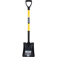 Square Point Shovel, Fibreglass, Tempered Steel Blade, D-Grip Handle, 32-1/2" Long Equipment World