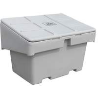Salt Sand Container SOS, 48" x 33" x 34", 18.5 cu. Ft., Grey Equipment World