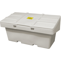 Salt Sand Container SOS™, With Hasp, 72" x 36" x 36", 36 cu. Ft., Grey NJ120 | Equipment World