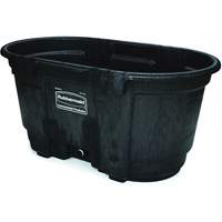 Stock Tank, 31" D x 53" W x 25-1/8" H, 800 lbs. Capacity, Black Equipment World